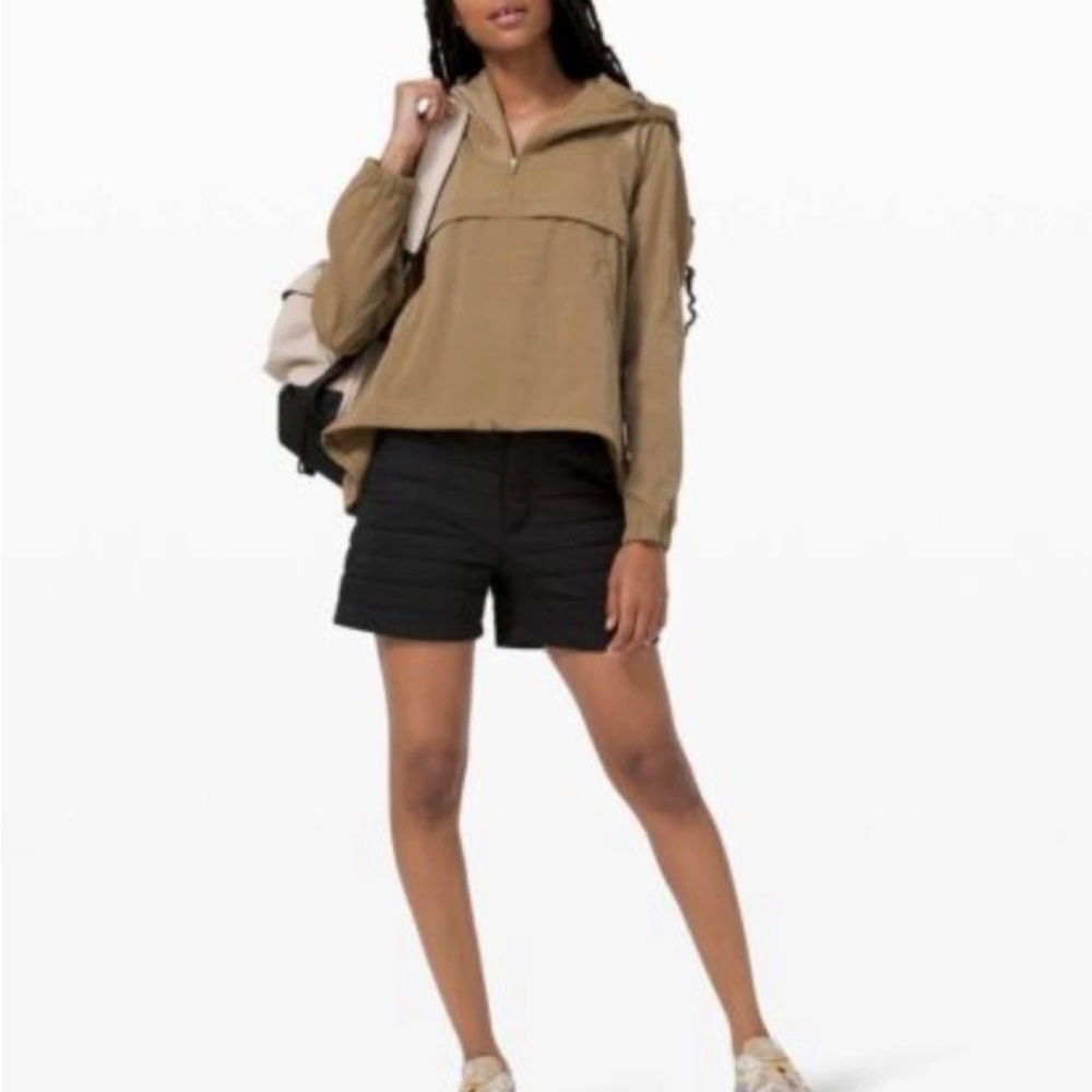 New LULULEMON ATHLETICA W's Seek Vistas 1/2 zip Windbreaker jacket M/L Frontier